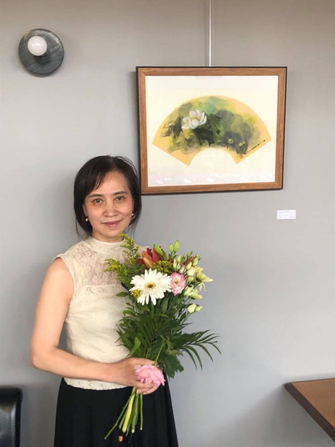 Xiao Qing expose à Selles-sur-Cher