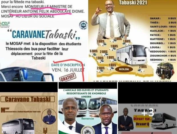 3e vague et Tabaski à Dakar: “Ministres et Dg brûlent les interdictions de Macky” (Affiches) 3e vague et Tabaski à Dakar: “Ministres et Dg brûlent les interdictions de Macky” (Affiches)