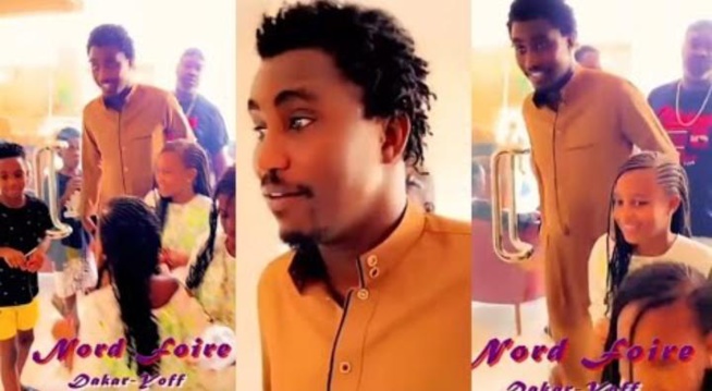 Tabaski 2021 Chez Wally Seck avec ses enfants Muhammed Seck et Ndella... Tabaski 2021 Chez Wally Seck avec ses enfants Muhammed Seck et Ndella...