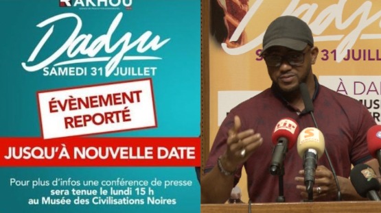 Urgent concert de Dadju du 31juillet reporté Rakhou Prod face à la presse pour des precisions et...