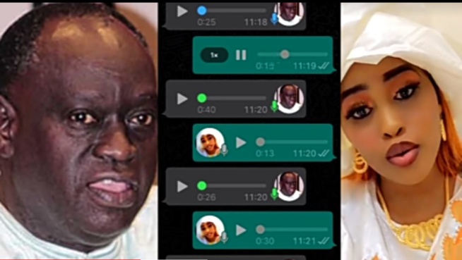 Urgent les audios fuités entre Me EL Hadj Diouf et Adji Sarr kawtef '"n'a ga accouché rek"