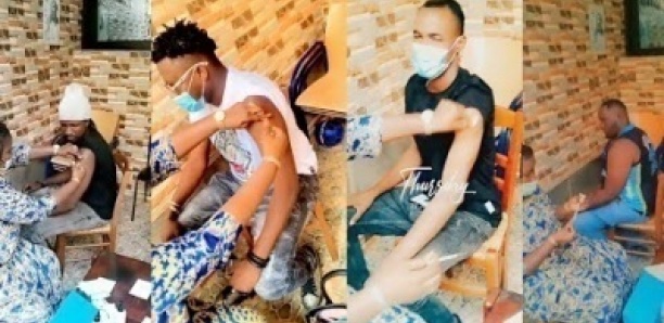 COVID-19: Waly Seck fait vacciner ses musiciens COVID-19: Waly Seck fait vacciner ses musiciens