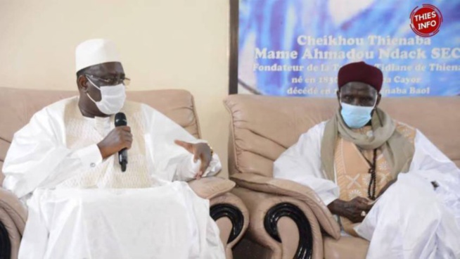 800 millions F CFA dégagés pour Thienaba: Le nouveau Khalife "donne des assurances" à Macky Sall 800 millions F CFA dégagés pour Thienaba: Le nouveau Khalife "donne des assurances" à Macky Sall