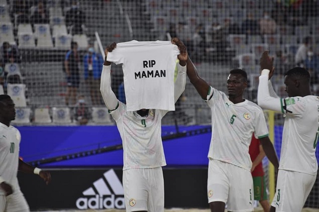 Victoire dans la tristesse au Mondial de Beach Soccer: Raoul Mendy a perdu sa mère Victoire dans la tristesse au Mondial de Beach Soccer: Raoul Mendy a perdu sa mère