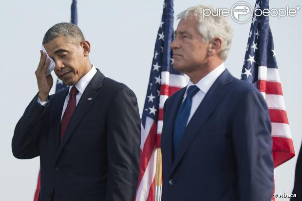 Barack Obama et Michelle : Emus pour l'hommage aux victimes du 11 Septembre