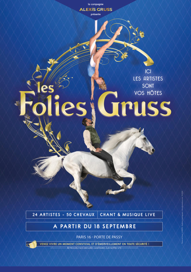 Les Folies Gruss, le spectacle reprend à Paris dès le 18/09/2021 Les Folies Gruss, le spectacle reprend à Paris dès le 18/09/2021
