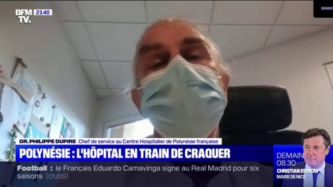 Face au Covid-19, le docteur Philippe Dupire raconte la situation très tendue au Centre hospitalier de Polynésie française Face au Covid-19, le docteur Philippe Dupire raconte la situation très tendue au Centre hospitalier de Polynésie française