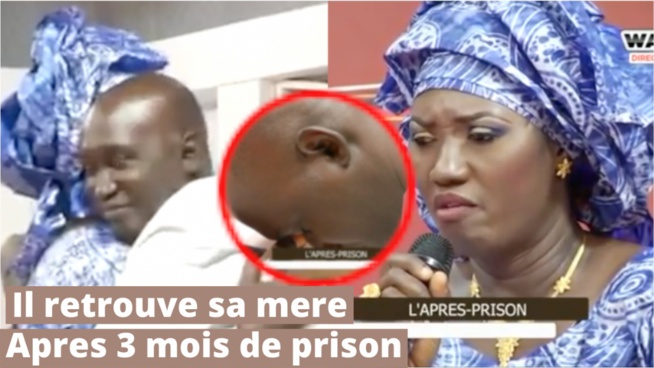 Après sa sortie de prison Pape Ndiaye fond en larme sur le plateau de Walf sur les temoignages de sa...