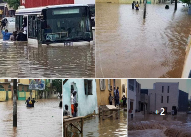 Inondations suite aux dernières pluies à Cambérène: Des jeunes en colère bloquent la circulation Inondations suite aux dernières pluies à Cambérène: Des jeunes en colère bloquent la circulation