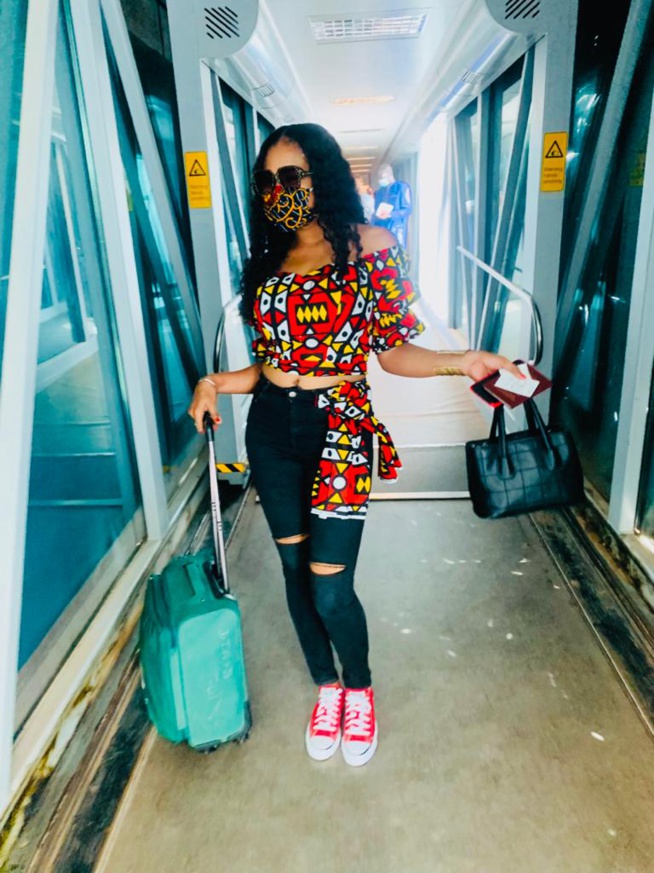 EN IMAGES: Arrivée de Chadia à Abidjan pour le festival FEMUA 202