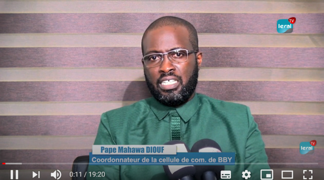 Pape Mahawa Diouf: "Notre vision politique dépasse les trafics et les affaires de mœurs"