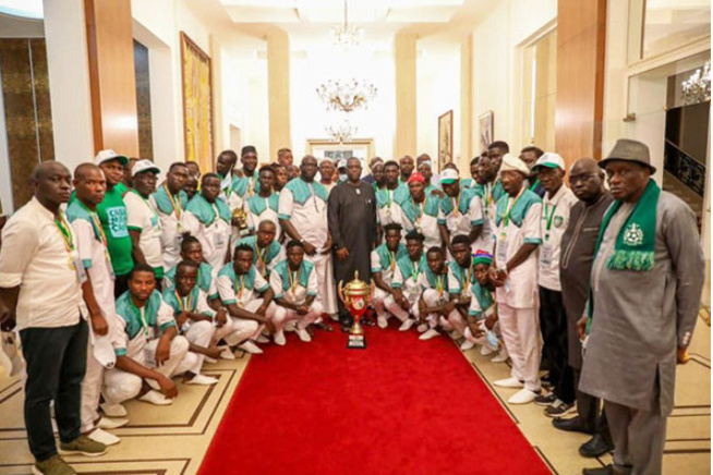 Vainqueur de la Coupe du Sénégal: Le Casa Sports honoré par Macky Sall Vainqueur de la Coupe du Sénégal: Le Casa Sports honoré par Macky Sall