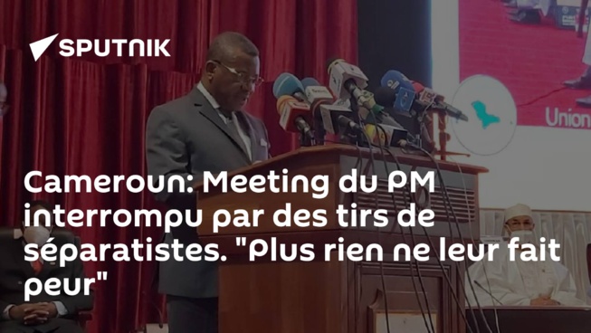 Cameroun: Meeting du PM interrompu par des tirs de séparatistes. "Plus rien ne leur fait peur"