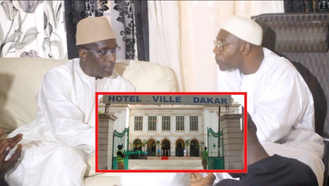 URGENT: Abdoulaye Diouf Sarr décline ses ambitions pour Dakar devant Serigne Saliou Thioune qui se réjouit.