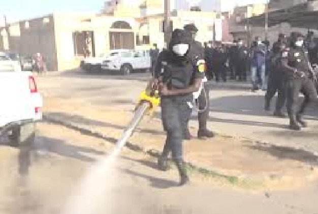 Opération de désinfection : Kaolack se purifie avant le Gamou Opération de désinfection : Kaolack se purifie avant le Gamou