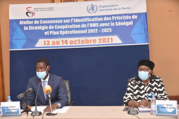 Plan opérationnel 2022 – 2023 : l’OMS et le ministère de la Santé du Sénégal en conclave Plan opérationnel 2022 – 2023 : l’OMS et le ministère de la Santé du Sénégal en conclave