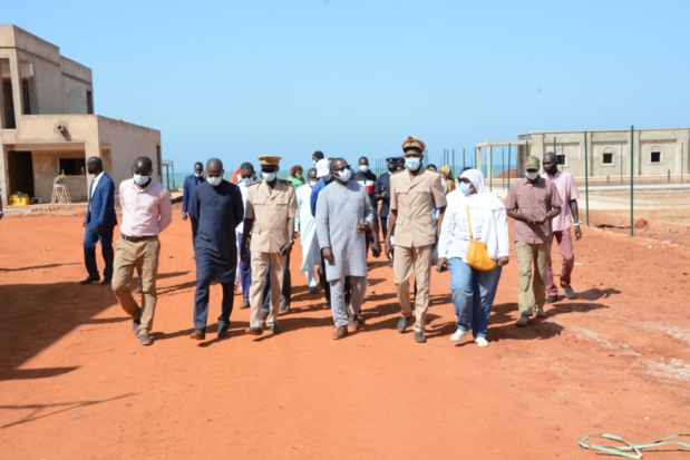 Pointe-Sarène: Alioune Sarr visite des chantiers de la nouvelle station balnéaire