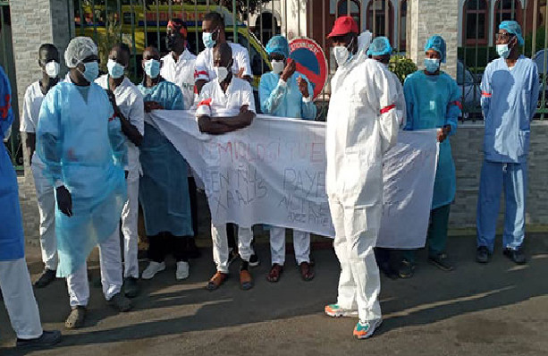 Centres de traitement des épidémies: Leur sit-in interdit, le personnel réclame ses primes de motivation Centres de traitement des épidémies: Leur sit-in interdit, le personnel réclame ses primes de motivation