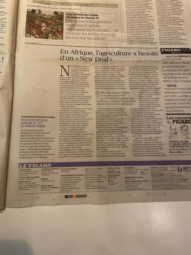 «En Afrique, l’agriculture a besoin d’un “New Deal”» «En Afrique, l’agriculture a besoin d’un “New Deal”»