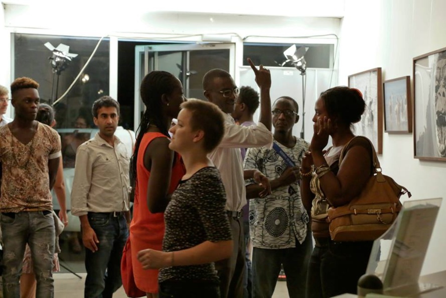 [IMAGES]] L'exposition photos au Goethe Institut de Mamadou Gomis et de Simone Gilges, une vraie réussite! 