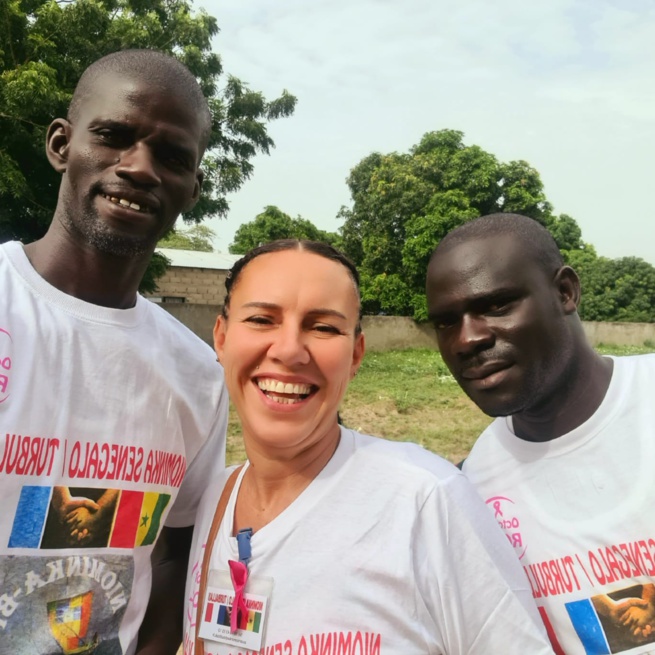OCTOBRE ROSE: Caravane  au Sine Saloum Gandoul. EN IMAGES