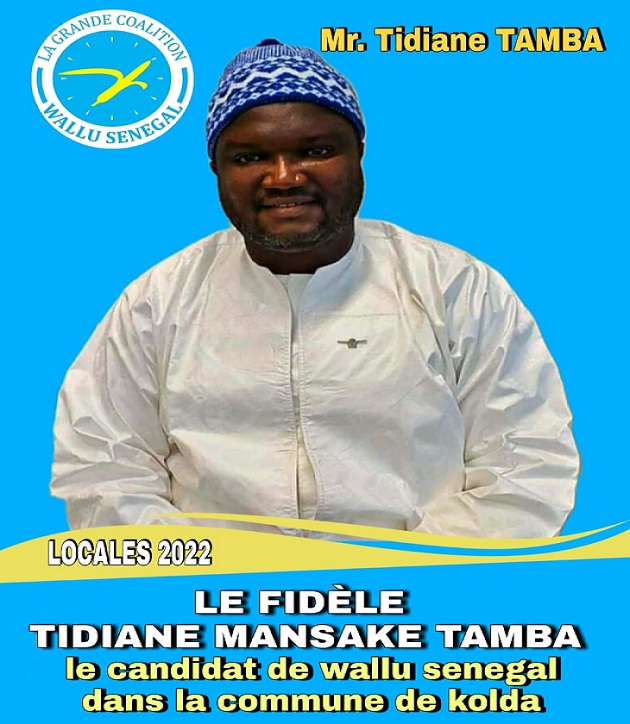 Tidiane Tamba, candidat de Wallu Sénégal pour la Commune de Kolda: « Une élection ici sans le Pds, serait inadmissible et incompréhensible… » Tidiane Tamba, candidat de Wallu Sénégal pour la Commune de Kolda: « Une élection ici sans le Pds, serait inadmissible et incompréhensible… »