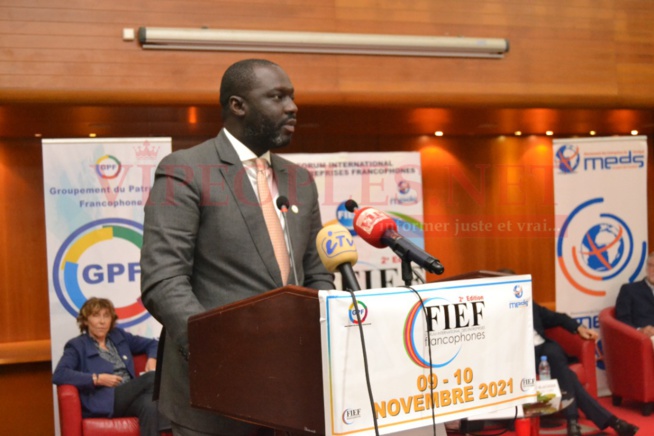 Cérémonie d'ouverture du forum des Entreprises Francophones à Dakar. En images.