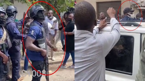 Altercations entre les forces de l'ordre et les militants de Barthelemy Diaz "ça chauffe Altercations entre les forces de l'ordre et les militants de Barthelemy Diaz "ça chauffe