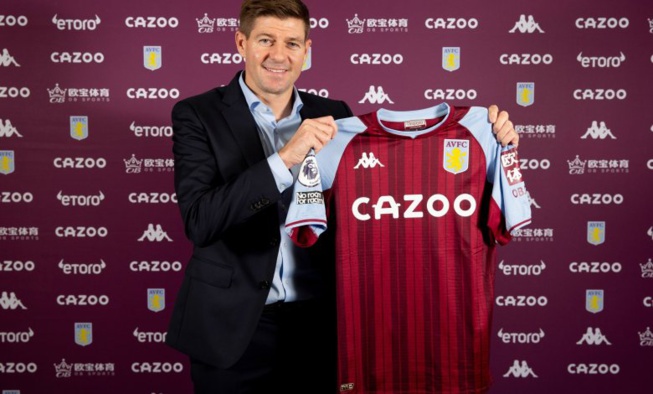 Officiel: Steven Gerrard nommé entraîneur d’Aston Villa