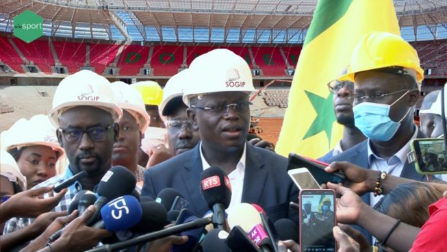 Visite au Stade du Sénégal – Matar Ba « Nous avons ce qu’il y’a de mieux au monde ici à Diamniadio »