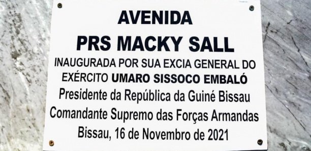 Guinée-Bissau: Une avenue porte le nom de Macky Sall