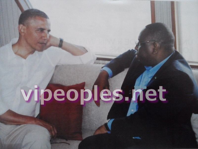 Une complicité entre Macky Sall et Barack Obama... Une complicité entre Macky Sall et Barack Obama...