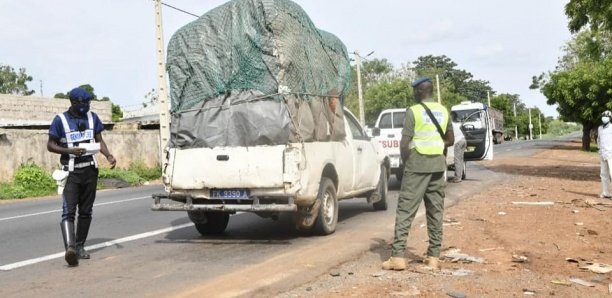 Diamniadio : Le caïd T. Sow fait une chute, après avoir forcé un contrôle routier