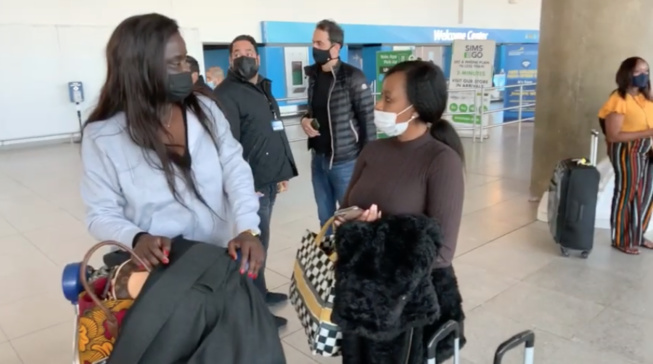 Arrivé de l'équipe de promo consulting de Paris à JFK airport de New York pour la prestigieuse soirée de gala des Africans Leadership Award du président Mbagnick Diop ce 27 novembre.