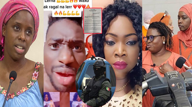 Urgent: Ça chauffe entre Ndella Madior et Adamo, la police entre en jeu, Gabrielle Kane en clash avec les féministes (vidéo)
