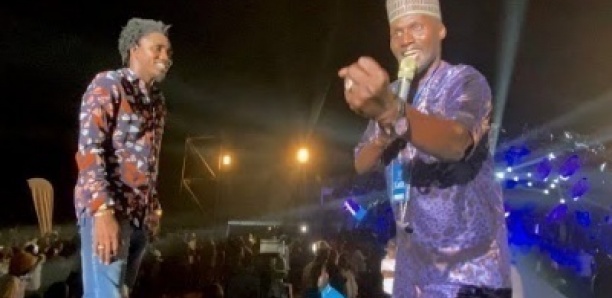 Duo explosif de Wally Seck et Serigne Ngagne au concert de Diamniadio…. Duo explosif de Wally Seck et Serigne Ngagne au concert de Diamniadio….