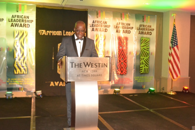 Gala des AFRICAN LEADER AWARDS le discours d'ouverture du Pdt Mbagnick Diop qui relève le défi à NY
