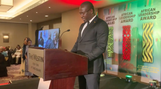 Discours du ministre Moise Sarr représentant de Macky Sall au AFRICAN LEADERSHIP AWARDS à New York