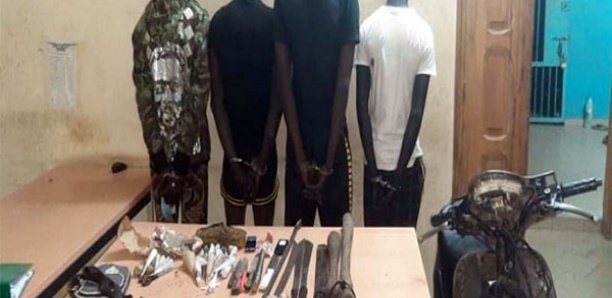 Cambriolage à Tivaouane : 2 gangs démantelés, 2 kg de drogue et des armes saisis par la police Cambriolage à Tivaouane : 2 gangs démantelés, 2 kg de drogue et des armes saisis par la police
