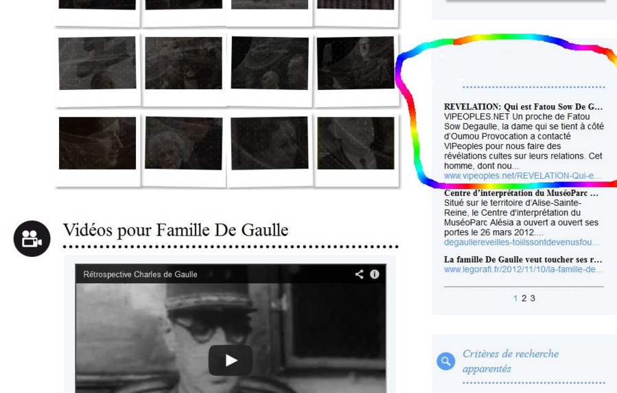 Fatou Sow De Gaulle, l'amie d'Oumou Provoc est officiellement reconnue comme faisant partie de la Famille De Gaulle par la France