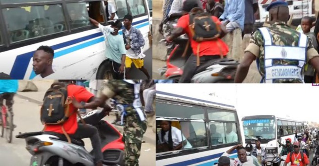 CES IMAGES QUI VOUS ONT ÉCHAPPÉ: Sathie Bii, Borom scooters Bi et les gendarmes