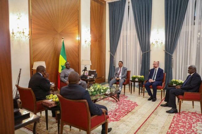 Forum paix et sécurité de Dakar : Le cocktail dînatoire de Macky offert à ses homologues Forum paix et sécurité de Dakar : Le cocktail dînatoire de Macky offert à ses homologues