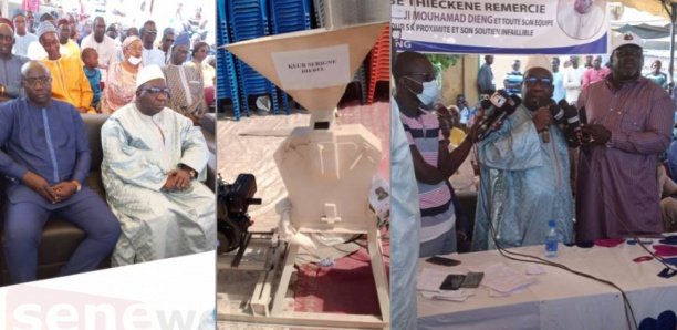 Allègement de travaux des femmes : Le maire de Fass Thieckene offre 8 moulins aux GPF Allègement de travaux des femmes : Le maire de Fass Thieckene offre 8 moulins aux GPF