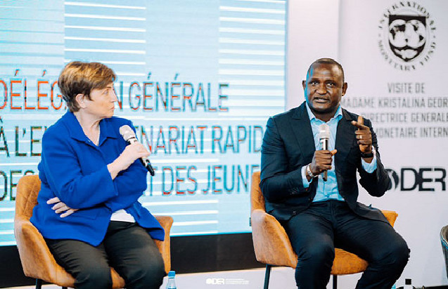 Der-Financement de l’emploi des jeunes et des femmes: Charmée par le modèle du Sénégal, la DG du FMI souhaite le voir adopté partout en Afrique Der-Financement de l’emploi des jeunes et des femmes: Charmée par le modèle du Sénégal, la DG du FMI souhaite le voir adopté partout en Afrique