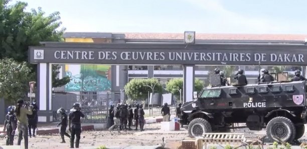 Ça Chauffe à L'UCAD : Affrontement entre forces de l’ordre et Étudiants Ça Chauffe à L'UCAD : Affrontement entre forces de l’ordre et Étudiants
