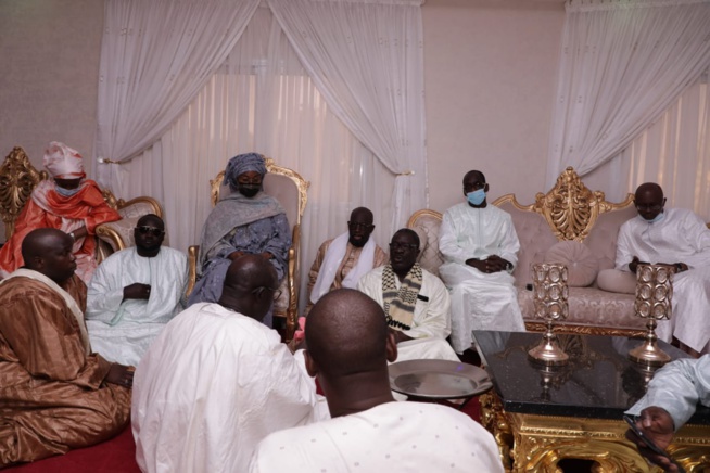 Le candidat à la mairie de Dakar, Abdoulaye Diouf Sarr reçu par Khalif général des mourides
