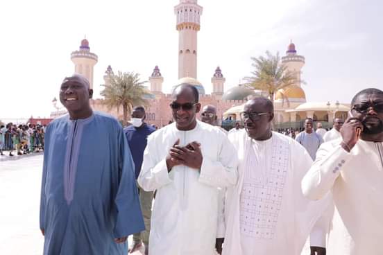 Le candidat à la mairie de Dakar, Abdoulaye Diouf Sarr reçu par Khalif général des mourides