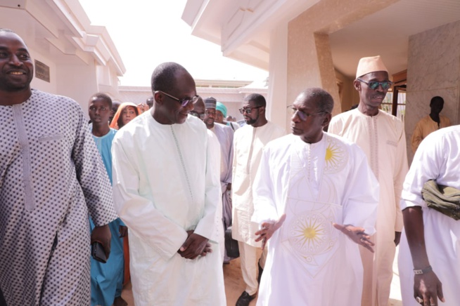 Le candidat à la mairie de Dakar, Abdoulaye Diouf Sarr reçu par Khalif général des mourides