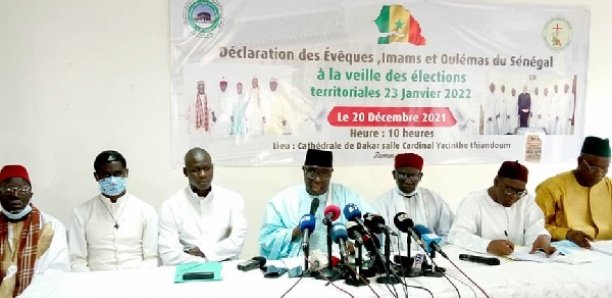 LOCALES 2022: Imams, Oulémas et Evêques du Sénégal prêchent « le calme et la sérénité LOCALES 2022: Imams, Oulémas et Evêques du Sénégal prêchent « le calme et la sérénité