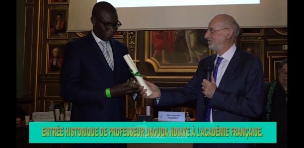 Prix de la francophonie décerné par l’académie française : Le Pr Daouda Ndiaye au pinacle Prix de la francophonie décerné par l’académie française : Le Pr Daouda Ndiaye au pinacle